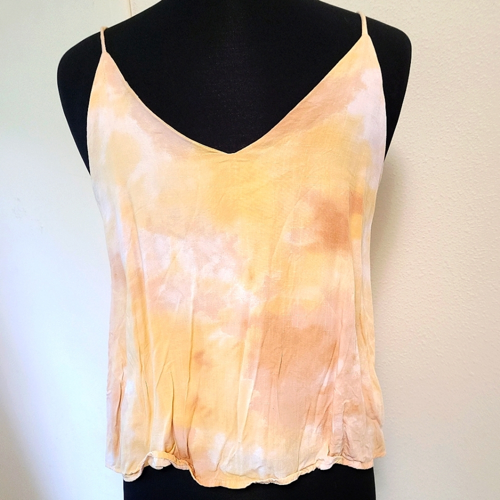 Nectar clothing sunset tie die tank